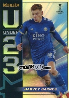 Sticker Harvey Barnes - UEFA Champions League & Europa League Chrome 2020-2021 - Topps Merlin