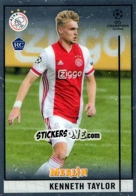 Sticker Kenneth Taylor - Uefa Champions League & Europa League Chrome 2020-2021 n. 71 - Topps Merlin