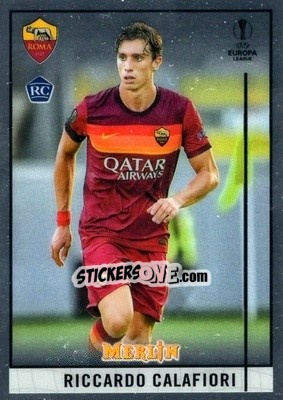 Sticker Riccardo Calafiori - UEFA Champions League & Europa League Chrome 2020-2021 - Topps Merlin
