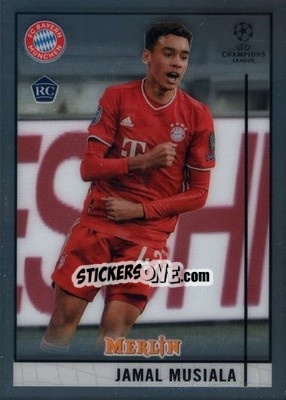 Sticker Jamal Musiala - Uefa Champions League & Europa League Chrome 2020-2021 n. 73 - Topps Merlin