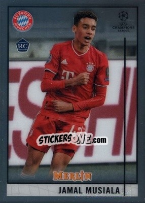 Sticker Jamal Musiala - UEFA Champions League & Europa League Chrome 2020-2021 - Topps Merlin