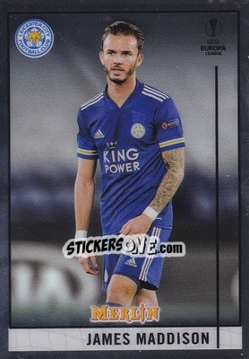 Sticker James Maddison - Uefa Champions League & Europa League Chrome 2020-2021 n. 78 - Topps Merlin