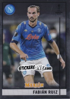 Sticker Fabian Ruiz - Uefa Champions League & Europa League Chrome 2020-2021 n. 81 - Topps Merlin