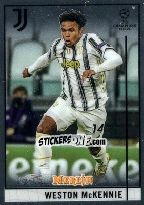 Sticker Weston McKennie - Uefa Champions League & Europa League Chrome 2020-2021 n. 82 - Topps Merlin