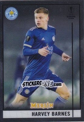 Sticker Harvey Barnes - Uefa Champions League & Europa League Chrome 2020-2021 n. 84 - Topps Merlin