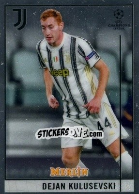 Sticker Dejan Kulusevski - Uefa Champions League & Europa League Chrome 2020-2021 n. 85 - Topps Merlin