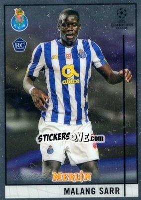 Sticker Malang Sarr - Uefa Champions League & Europa League Chrome 2020-2021 n. 90 - Topps Merlin