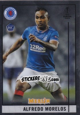 Sticker Alfredo Morelos - UEFA Champions League & Europa League Chrome 2020-2021 - Topps Merlin