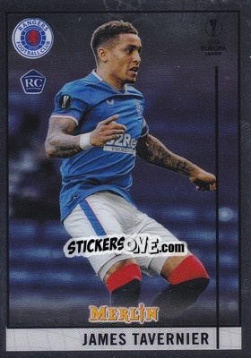 Sticker James Tavernier - Uefa Champions League & Europa League Chrome 2020-2021 n. 99 - Topps Merlin