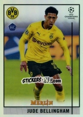 Sticker Jude Bellingham - Uefa Champions League & Europa League Chrome 2020-2021 n. 31v - Topps Merlin
