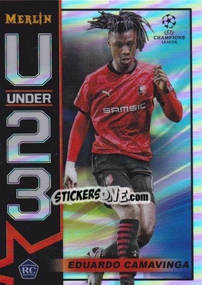 Sticker Eduardo Camavinga - Uefa Champions League & Europa League Chrome 2020-2021 n. U23-EC - Topps Merlin