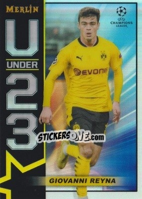 Sticker Giovanni Reyna - Uefa Champions League & Europa League Chrome 2020-2021 n. U23-GR - Topps Merlin