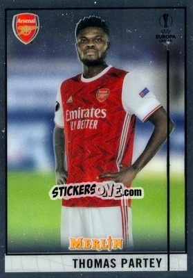 Sticker Thomas Partey - Uefa Champions League & Europa League Chrome 2020-2021 n. 2 - Topps Merlin