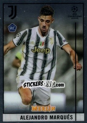 Sticker Alejandro Marques - Uefa Champions League & Europa League Chrome 2020-2021 n. 4 - Topps Merlin