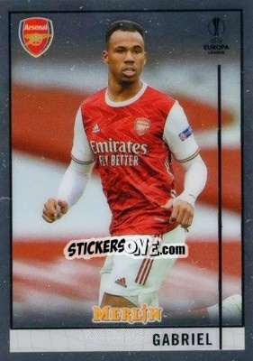 Sticker Gabriel - Uefa Champions League & Europa League Chrome 2020-2021 n. 7 - Topps Merlin