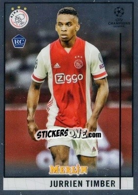 Sticker Jurrien Timber - Uefa Champions League & Europa League Chrome 2020-2021 n. 9 - Topps Merlin