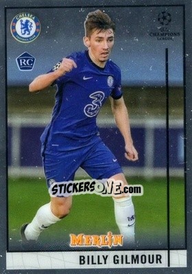 Sticker Billy Gilmour - Uefa Champions League & Europa League Chrome 2020-2021 n. 14 - Topps Merlin
