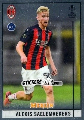 Sticker Alexis Saelemaekers - Uefa Champions League & Europa League Chrome 2020-2021 n. 15 - Topps Merlin