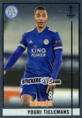 Sticker Youri Tielemans - Uefa Champions League & Europa League Chrome 2020-2021 n. 19 - Topps Merlin
