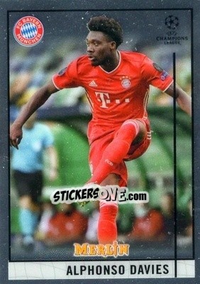 Sticker Alphonso Davies - Uefa Champions League & Europa League Chrome 2020-2021 n. 33 - Topps Merlin