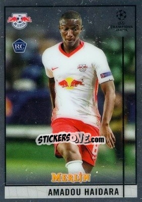 Sticker Amadou Haidara - Uefa Champions League & Europa League Chrome 2020-2021 n. 38 - Topps Merlin