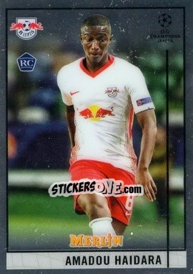 Figurina Amadou Haidara - UEFA Champions League & Europa League Chrome 2020-2021 - Topps Merlin