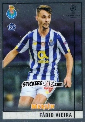 Sticker Fabio Vieira - Uefa Champions League & Europa League Chrome 2020-2021 n. 40 - Topps Merlin