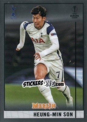 Sticker Heung-Min Son - Uefa Champions League & Europa League Chrome 2020-2021 n. 44 - Topps Merlin