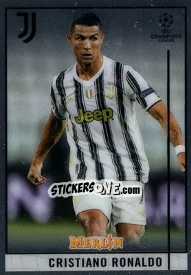 Sticker Cristiano Ronaldo - UEFA Champions League & Europa League Chrome 2020-2021 - Topps Merlin