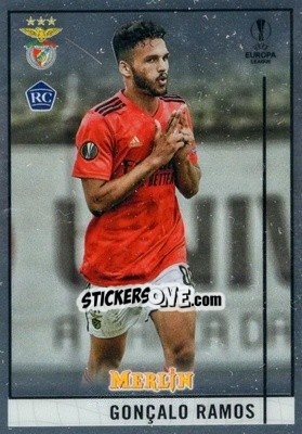 Sticker Goncalo Ramos - Uefa Champions League & Europa League Chrome 2020-2021 n. 52 - Topps Merlin
