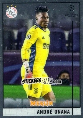 Sticker Andre Onana - Uefa Champions League & Europa League Chrome 2020-2021 n. 53 - Topps Merlin