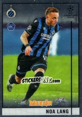 Sticker Noa Lang - Uefa Champions League & Europa League Chrome 2020-2021 n. 60 - Topps Merlin