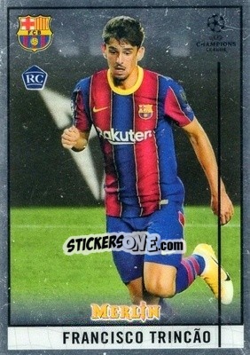 Sticker Francisco Trincao - Uefa Champions League & Europa League Chrome 2020-2021 n. 62 - Topps Merlin