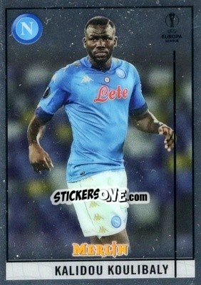 Sticker Kalidou Koulibaly - UEFA Champions League & Europa League Chrome 2020-2021 - Topps Merlin