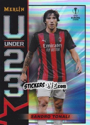 Sticker Sandro Tonali - UEFA Champions League & Europa League Chrome 2020-2021 - Topps Merlin