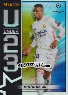 Sticker Vinicius Jr. - Uefa Champions League & Europa League Chrome 2020-2021 n. U23-VJ - Topps Merlin