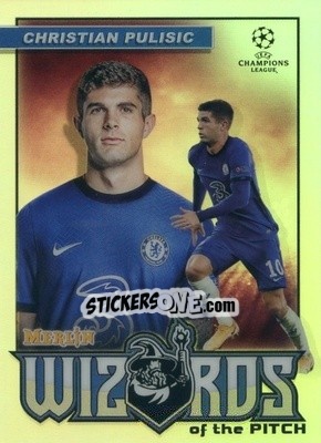 Sticker Christian Pulisic - Uefa Champions League & Europa League Chrome 2020-2021 n. W-CP - Topps Merlin