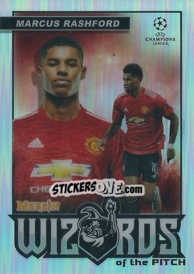 Sticker Marcus Rashford - Uefa Champions League & Europa League Chrome 2020-2021 n. W-MR - Topps Merlin