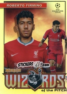 Sticker Roberto Firmino - Uefa Champions League & Europa League Chrome 2020-2021 n. W-RF - Topps Merlin