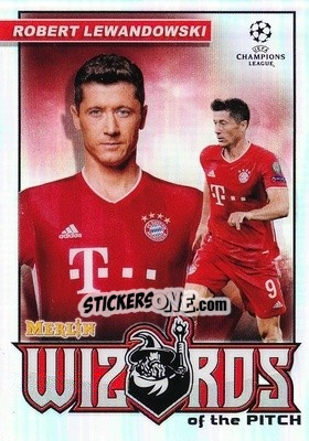 Sticker Robert Lewandowski - UEFA Champions League & Europa League Chrome 2020-2021 - Topps Merlin