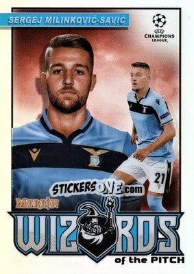 Sticker Sergej Milinkovic-Savic - Uefa Champions League & Europa League Chrome 2020-2021 n. W-SMS - Topps Merlin