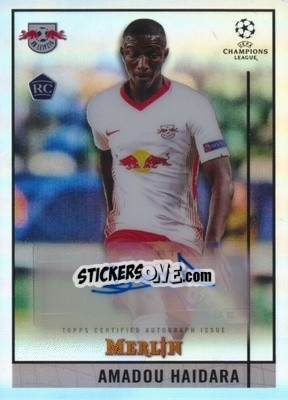 Sticker Amadou Haidara - Uefa Champions League & Europa League Chrome 2020-2021 n. BCA-AHA - Topps Merlin