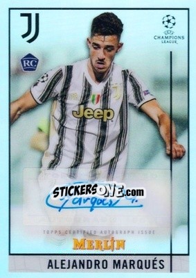 Sticker Alejandro Marques - Uefa Champions League & Europa League Chrome 2020-2021 n. BCA-AM - Topps Merlin