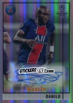 Sticker Danilo - Uefa Champions League & Europa League Chrome 2020-2021 n. BCA-D - Topps Merlin