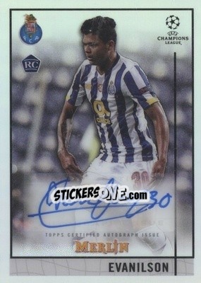 Sticker Evanilson - Uefa Champions League & Europa League Chrome 2020-2021 n. BCA-E - Topps Merlin