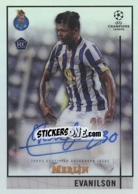 Figurina Evanilson - UEFA Champions League & Europa League Chrome 2020-2021 - Topps Merlin