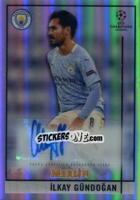 Sticker Ilkay Gundogan - Uefa Champions League & Europa League Chrome 2020-2021 n. BCA-IG - Topps Merlin