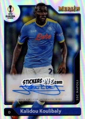 Sticker Kalidou Koulibaly - Uefa Champions League & Europa League Chrome 2020-2021 n. BCA-KK - Topps Merlin