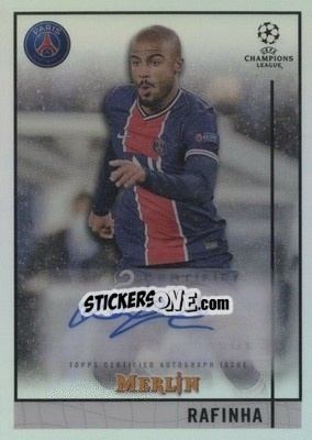 Sticker Rafinha - Uefa Champions League & Europa League Chrome 2020-2021 n. BCA-R - Topps Merlin