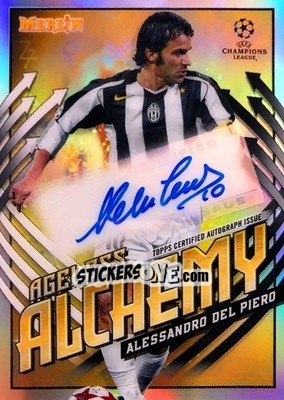 Sticker Alessandro Del Piero - Uefa Champions League & Europa League Chrome 2020-2021 n. AAa-AD - Topps Merlin